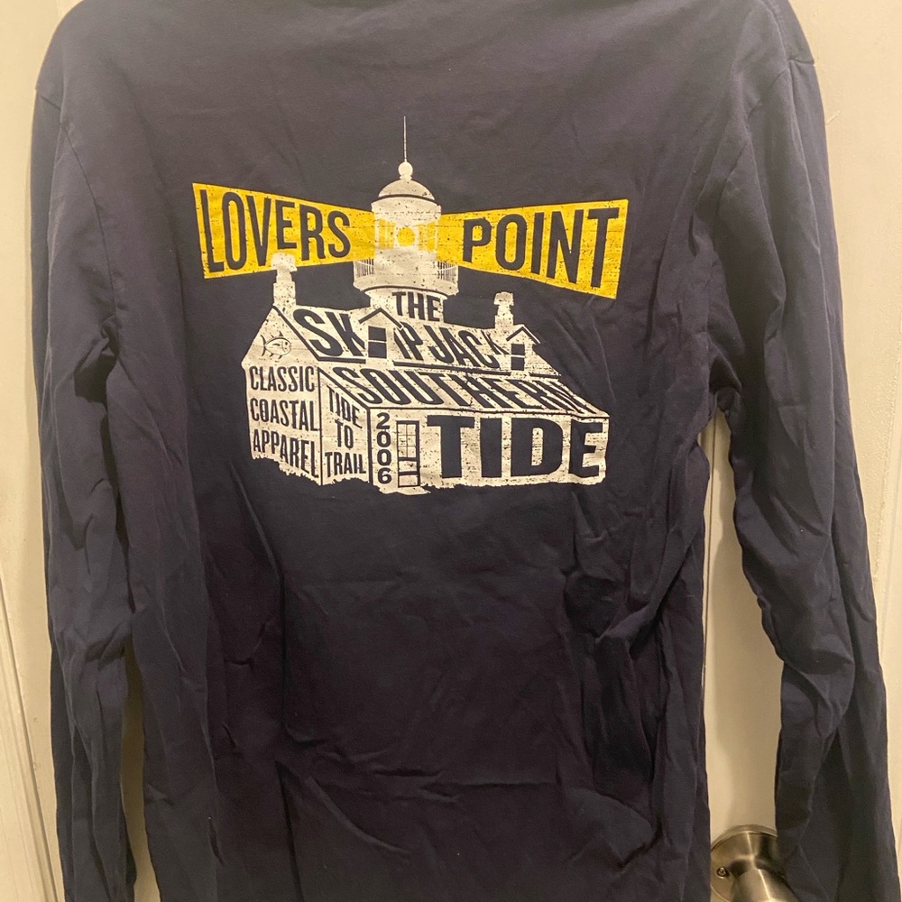 Southern Tide Navy Long Sleeve Shirt